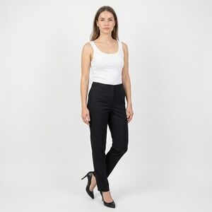 The Limited Women Pants Stretch Straight Leg 8 Black High Rise Workwear‎